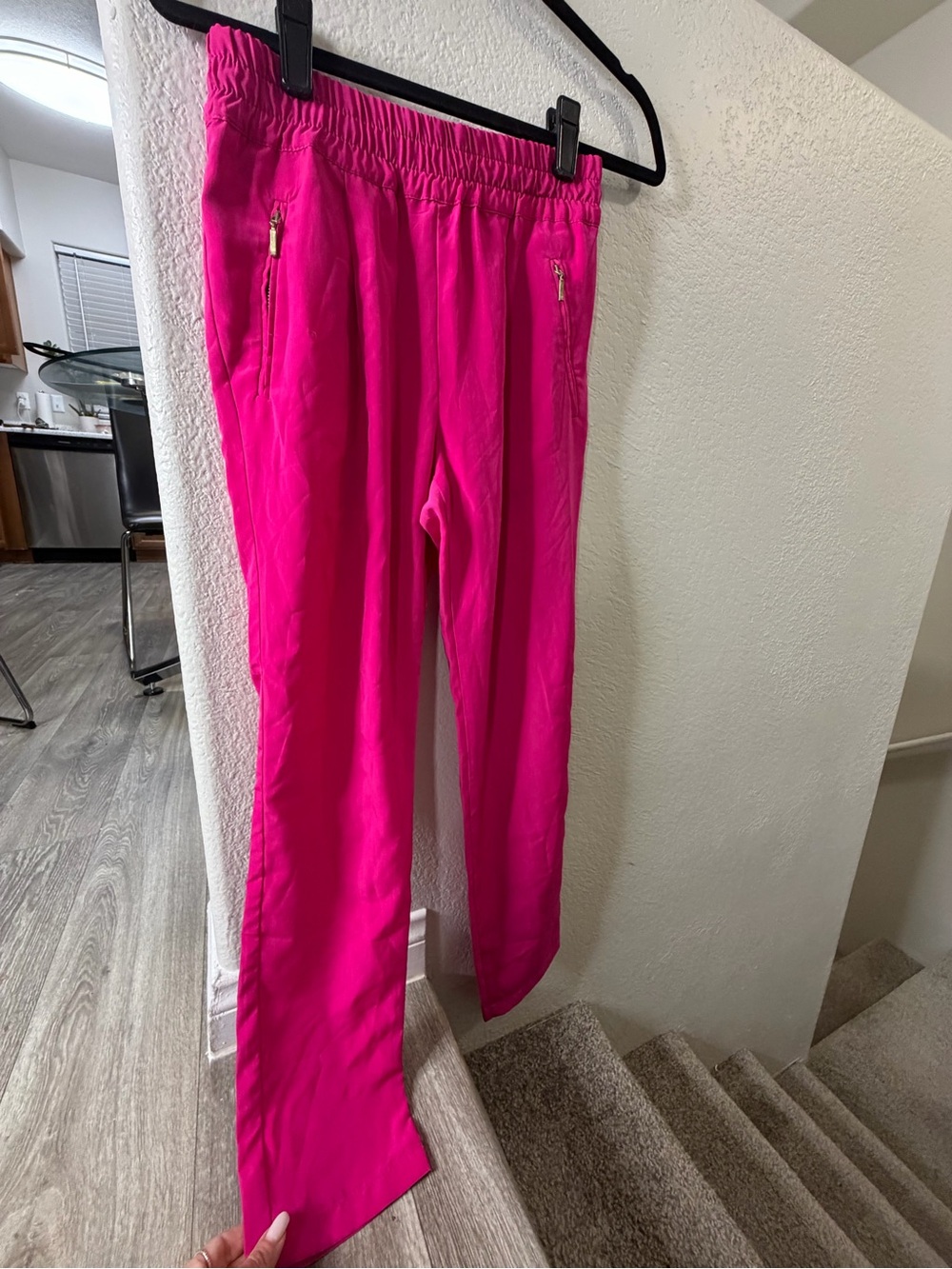 Zara Pink trousers Pull-On Casual Pants